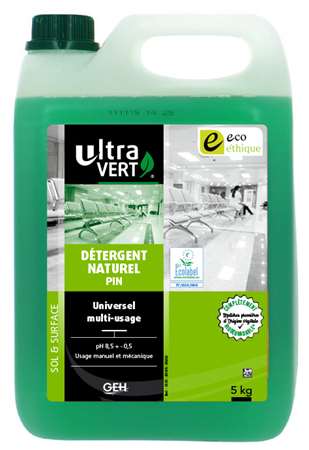 ULTRA VERT DETERGENT NATUREL PIN ECOLABEL 5 L