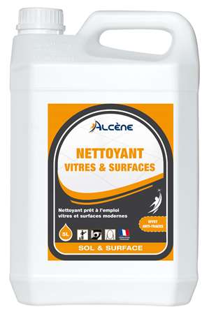 ALCENE SOL & SURFACE NETTOYANT VITRE 5 L
