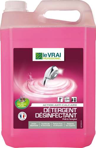 LE VRAI DETERGENT DESINF SANITAIRE 5 EN 1 5 L