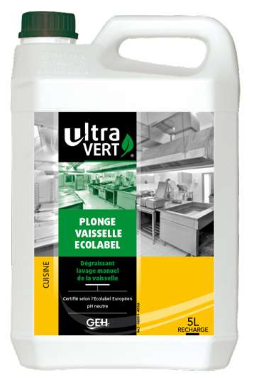 ULTRA VERT ECOLABEL PLONGE MANUELLE 5 L