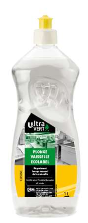 ULTRA VERT ECOLABEL PLONGE MANUELLE 1 L