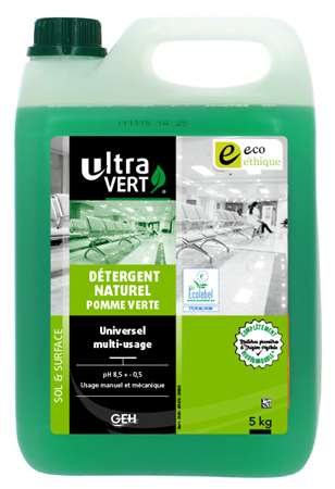 ULTRA VERT ECOLABEL NETTOYANT MUL/USAGES 5 L