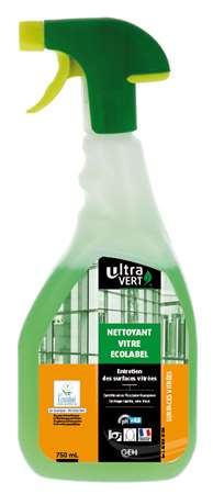 ULTRA VERT ECOLABEL SURFACES VITREES 750 ML