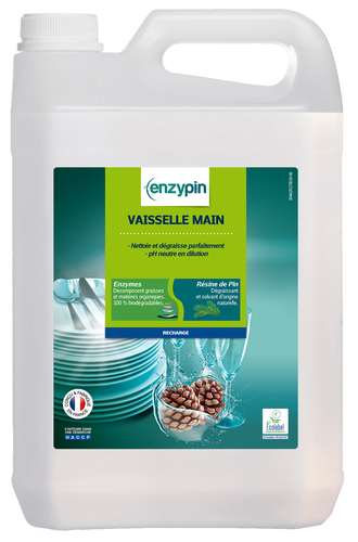 LE VRAI ENZYPIN VAISSELLE MAIN ECOLABEL 5 L