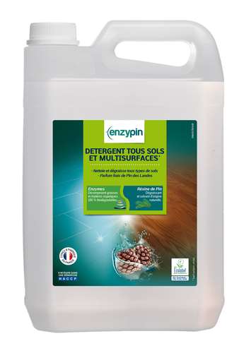 LE VRAI ENZYPIN DETERGENT SOLS ECOLABEL 5 L
