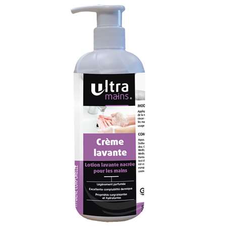 ULTRA MAINS CREME LAVANTE 12 FLACONS 500 ML