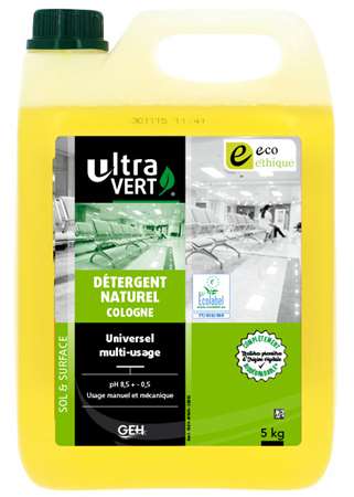 ULTRA VERT DETERGENT NATUREL COLOGNE ECOLABEL 5 KG
