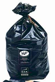 SAC 110 L NOIR PREMIUM NF.ENV 45µ LES 200