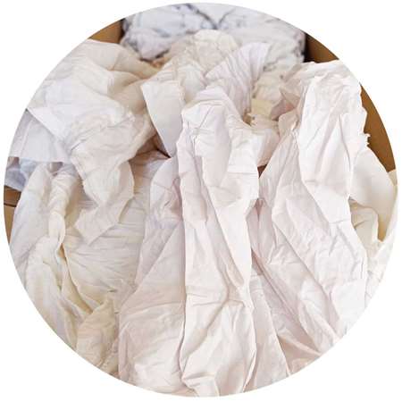 CARTON DE CHIFFON BLANC 10 KG