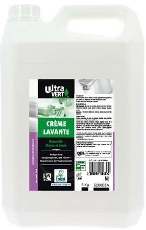 ULTRA VERT CREME LAVANTE ECOLABEL 5L