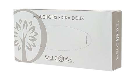BOITE MOUCHOIRS WELCOME ECOLABEL