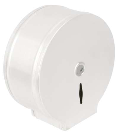 DISTRIBUTEUR WC JUMBO METAL BLANC