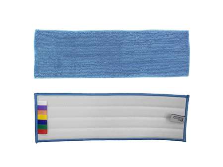FRANGE VELCRO MICROFIBRE BLEUE 40 CM
