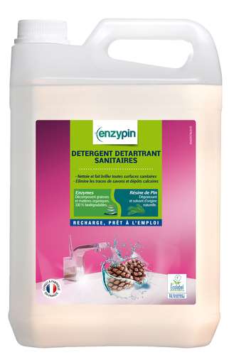 LE VRAI ENZYPIN DETERGENT SANITAIRE ECOLABEL 5 L