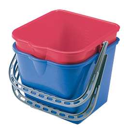 SEAU RECTANGULAIRE 15 L BLEU