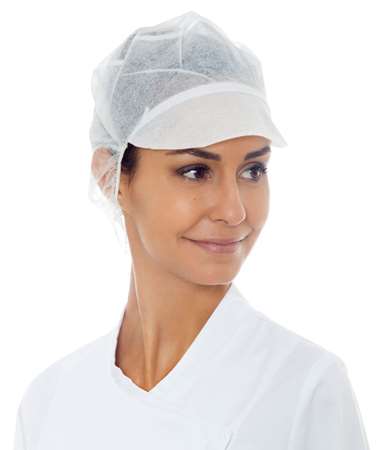 CASQUETTE RESILLE POLYPRO BLANC EPHY LES 100