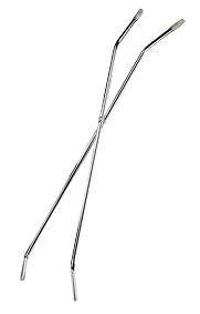MANCHE BALAI CISEAU CHROME