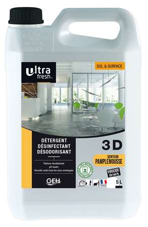 ULTRAFRESH 3D PAMPLEMOUSSE 5 L G.E.H.