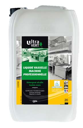 ULTRA VERT LIQUIDE LAVE VAISSELLE ECOLABEL 25 KG