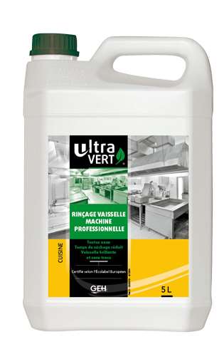 ULTRA VERT LIQUIDE RINCAGE VAISSELLE ECOLABEL 5 KG