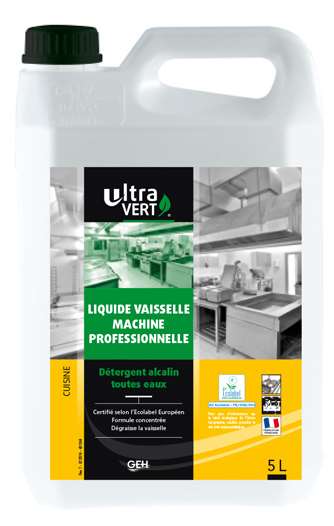 ULTRA VERT LIQ VAISSELLE MACHINE ECOLABEL 2 X 5 L