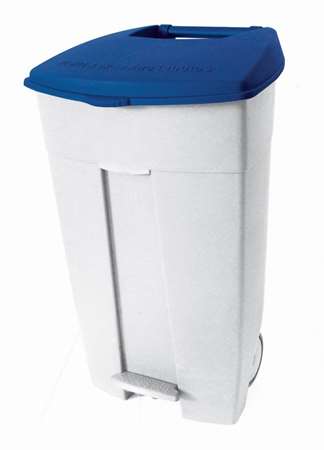 CONTENEUR MOB PLAST BLC/BLEU 120 L