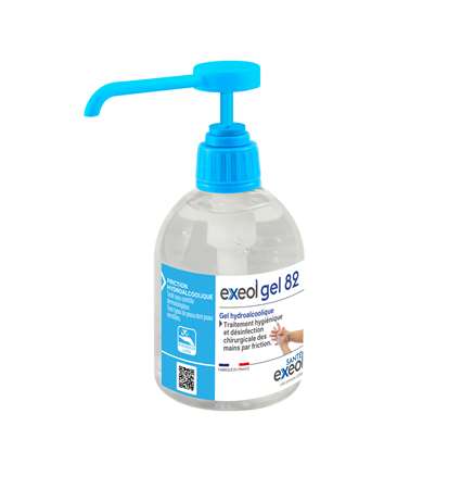 EXEOL GEL 82 HYDROALCOOLIQUE 6 X 300ML PPE
