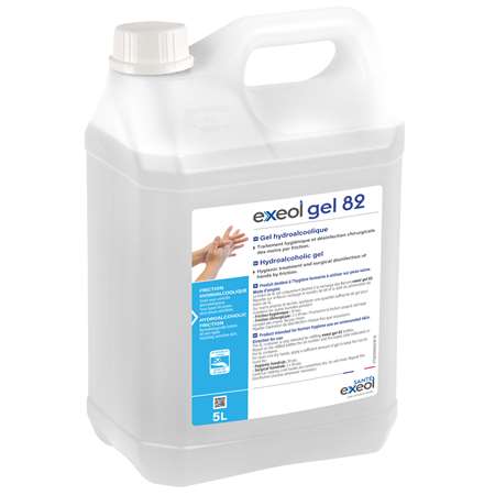EXEOL GEL 82 HYDROALCOOLIQUE 5 L