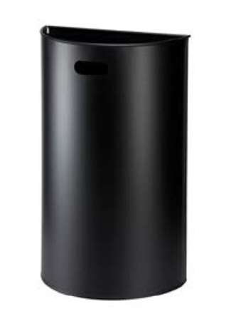 POUBELLE MURALE NOIR 40L